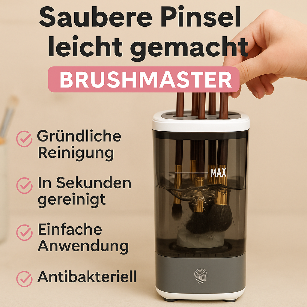 BrushMaster – Der ultimative Make-up Pinselreiniger ✨